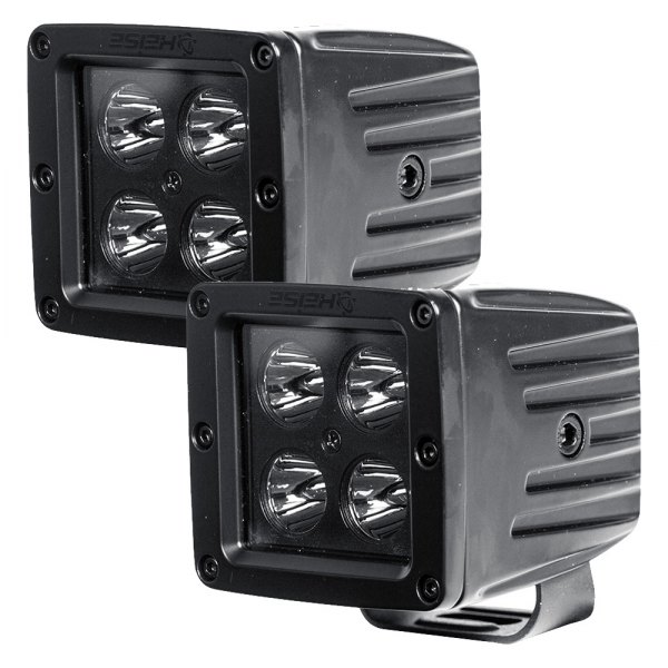 Heise® - Blackout Series 3" 2x12W Cube Spot Beam LED Lights