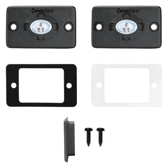 Heise® - 1.5" x 3" Flush Mount RGB LED Accent Light