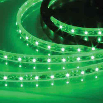 Heise® - 197" 5050 Series Green LED Strip with White Base