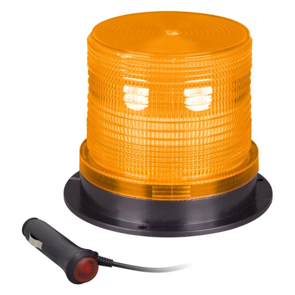 Heise® - 4.6" Municipality Series Magnet Mount Amber LED Beacon Light