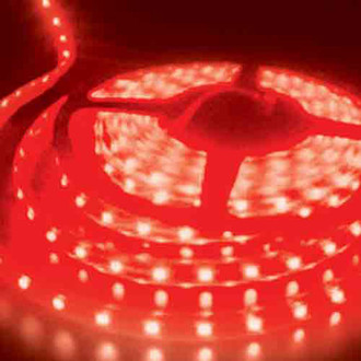 Heise® - 197" 5050 Series Red LED Strip with White Base
