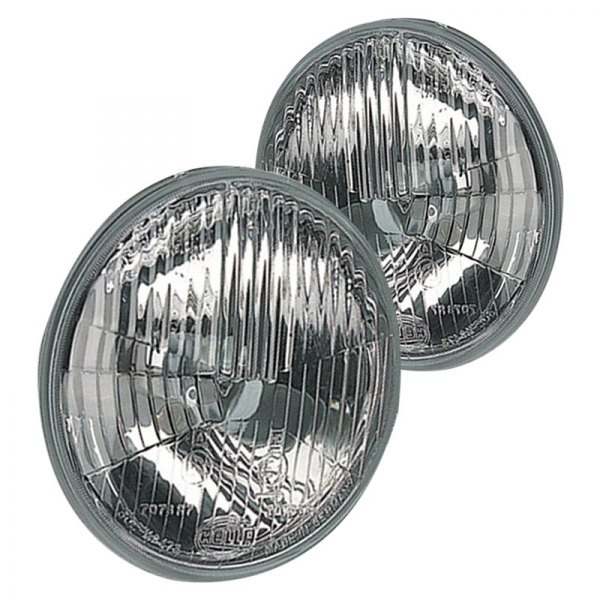 Hella® - Vision Plus 5 3/4" Round Chrome Factory Style Composite Headlights