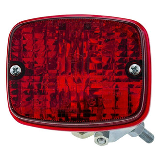 Hella® - Rear 3.9"x2.6" Rectangular Red Euro Fog Light