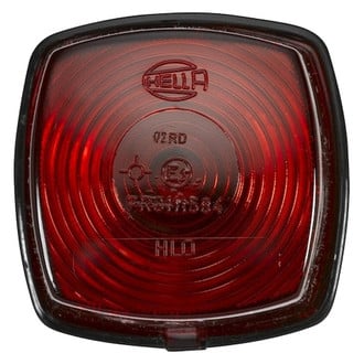 Hella® - Black/Red Euro Tail Light