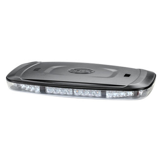 Hella® - 16" Bolt-On Mount Mini Amber/White LED Emergency Light Bar