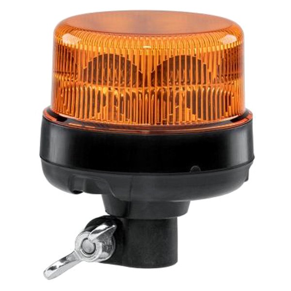 Hella® - 2.67" K-LED Nano Flixible Pipe Socket Mount Amber Beacon Light