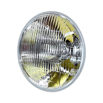 Hella® - 7" Round Chrome Vision Plus Factory Style Composite Headlight