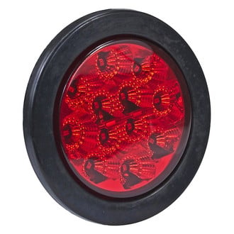 Hella® - Black/Red Euro Tail Light