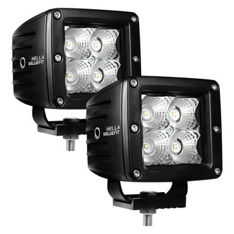 Hella® 357204831 - ValueFit 3.1" 2x12W Cube Spot Beam LED Lights