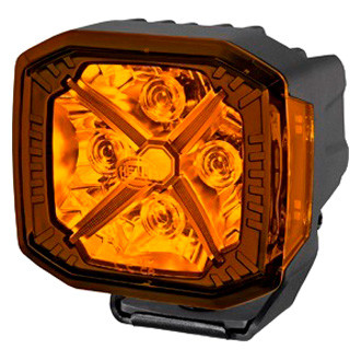 Hella® - 4" 2x30W Cube Spot Beam Amber LED Lights