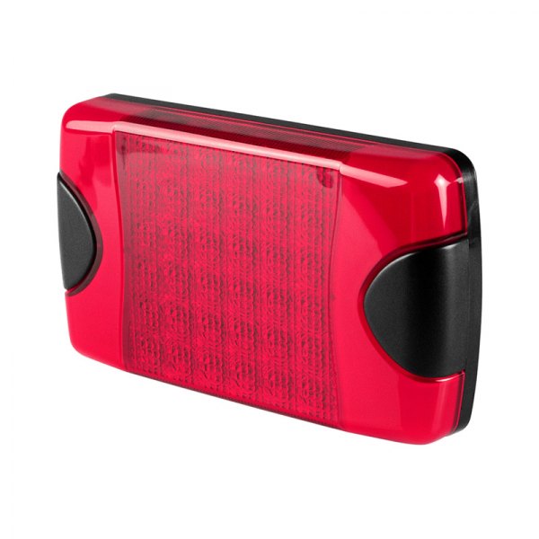 Hella® - 9060 DuraLED Black/Red Rectangular LED Tail Light