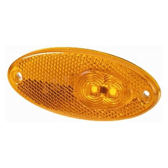Hella® - 4295 Series 100mm Oval Amber LED Side Marker Light