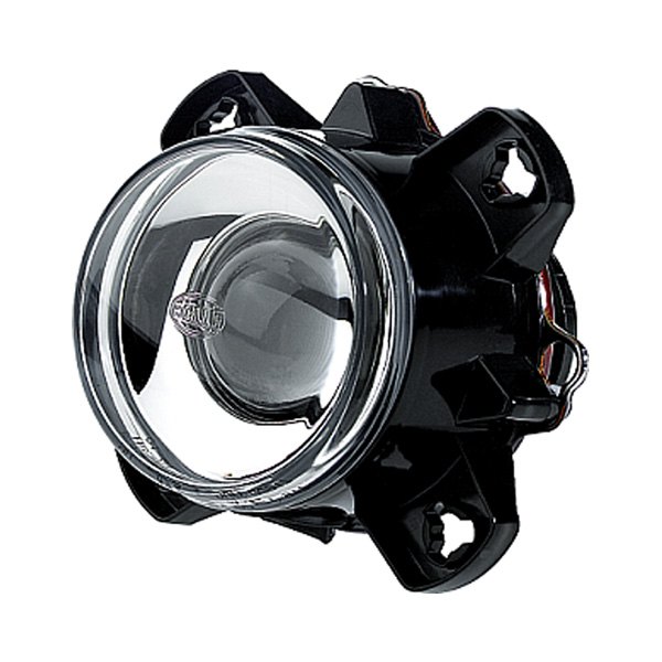 Hella® - Classic 90mm Low Beam Round Chrome With Projector Headlight Module