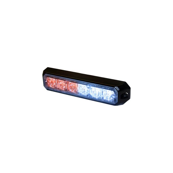 Hella® - 5" 6-LED MS6 Bolt-On Mount Red/White LED Strobe Light