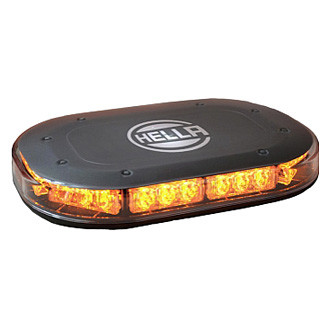 Hella® - 10" MLB 100 Magnet Mount Mini Amber LED Emergency LED Light Bar