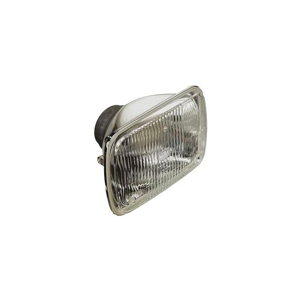 Hella® - 7x6" Rectangular Chrome Factory Style Composite Headlight