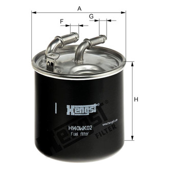 Hengst® - In-Line Fuel Filter