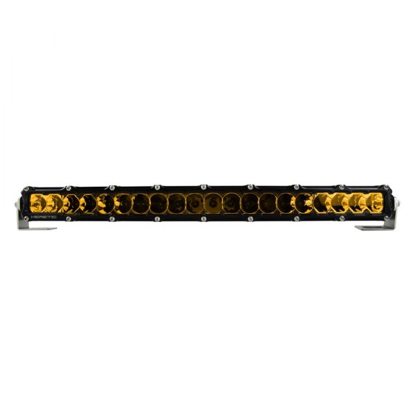 Heretic Studio® - 6 Series 20" 120W Combo Spot/Flood Beam Amber Light Bar with Black Inner Bezel