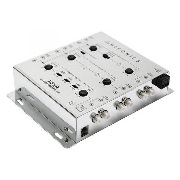 Hifonics® - 2-3 Way Active Audio Crossover with Remote Bass Control