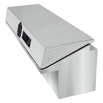 Highway Products® - Driver Side Low-Side Tool Box with Leopard™ Black Lid