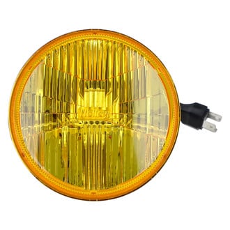 Holley RetroBright® - 5 3/4" Round Chrome/Yellow RetroBright™ LED Headlight