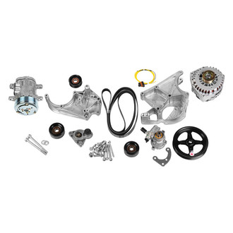 Holley® - Accessory Drive Kit with SD7 Air Conditioner Compressor