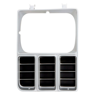 Holley® - Passenger Side Factory Style Silver Headlight Bezel