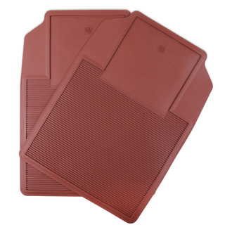 Brothers Trucks® - 1st Row Maroon Rubber Floor Mats