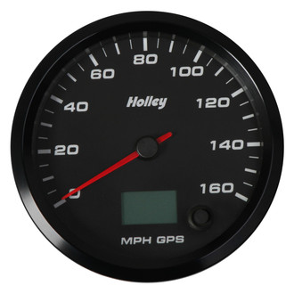 Holley® - Analog Style Series Speedometers, 160 MPH