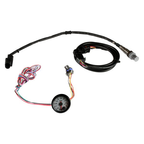 Holley® - Analog Style Series 2-1/16" Air/Fuel Wideband 02 Gauge Kit with 0-5 Volt Output, White