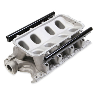 Holley® - Hi-Ram Satin EFI Cast Intake Manifold Base