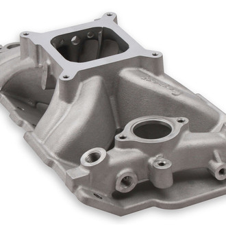 Holley® - Mid Rise Carbureted Cast Single Plane Intake Manifold