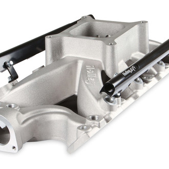 Holley® - Mid Rise Anodized Aluminum EFI Cast Single Plane Intake Manifold