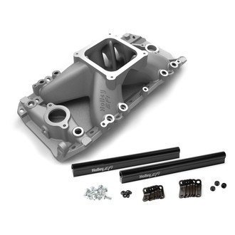 Holley® - Single Plane High Rise Non-EGR Upper Satin EFI Cast Intake Manifold
