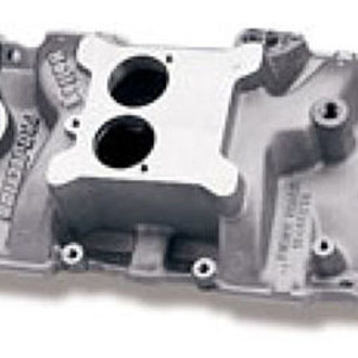 Holley® - Strip Dominator Low Rise Satin EFI Cast Dual Plane Intake Manifold