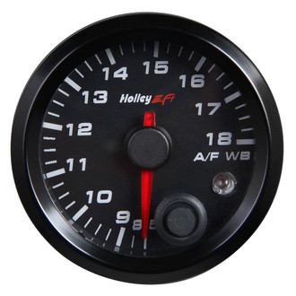 Holley® - Analog Style Series 2-1/16" EFI Standalone Air/Fuel Wideband 02 Gauge Kit, Black