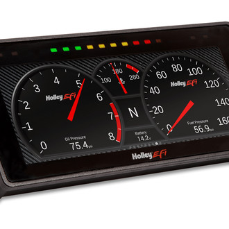 Holley® - Plug-and-play Display support for Dominator, HP, Terminator X & Sniper EFI (Not compatible with Sniper 2) EFI Pro Dash