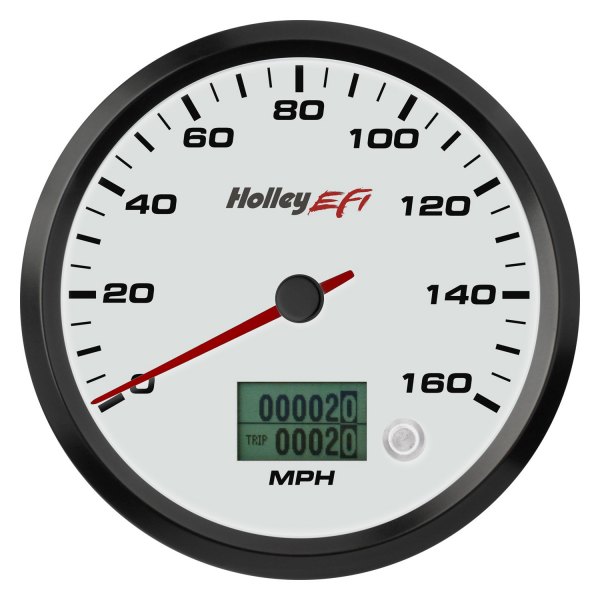 Holley® - EFI Series 4-1/2" CAN Speedometer, White, 0-160 MPH