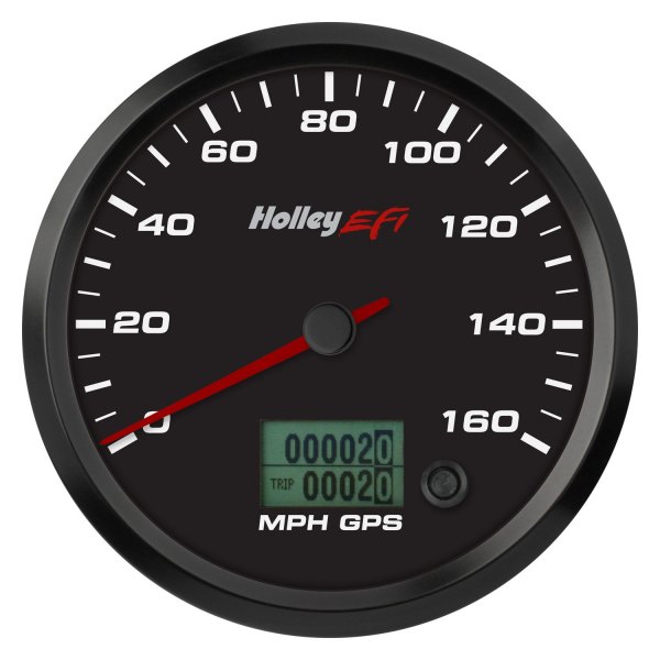 Holley® - EFI Series 4-1/2" GPS Speedometer, Black, 0-160 MPH