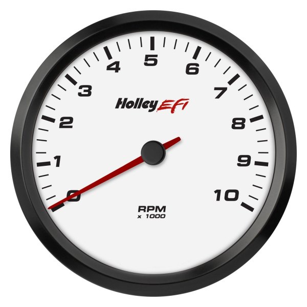 Holley® - EFI Series 4-1/2" CAN Tachometer, White, 10000 RPM