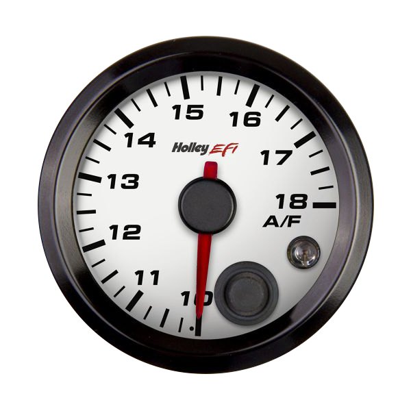 Holley® - EFI Series 2-1/16" CAN Air/Fuel Left Gauge, White