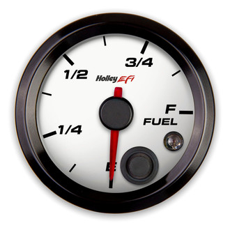 Holley® - EFI Series 2-1/16" Programmable Fuel Level Gauge, White