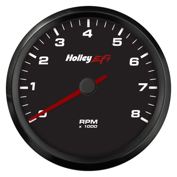 Holley® - EFI Series 3-3/8" CAN Tachometer, Black, 8000 RPM