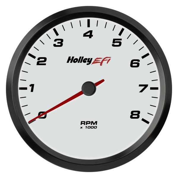 Holley® - EFI Series 4-1/2" CAN Tachometer, White, 8000 RPM