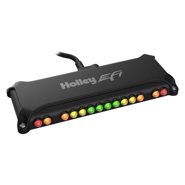 Holley® - 10-LED Fully Customizable Shift Light with 3 programmable RPM ranges