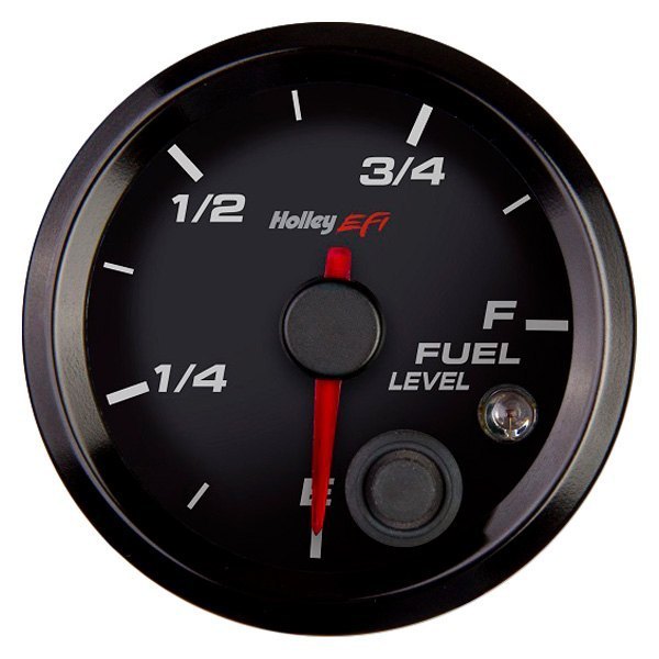 Holley® - EFI Series 2-1/16" Programmable Fuel Level Gauge, Black