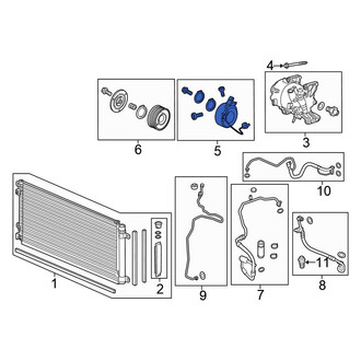 Honda OE - A/C Compressor Clutch Coil