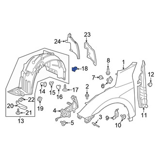 Honda OE - Fog Light Trim Nut