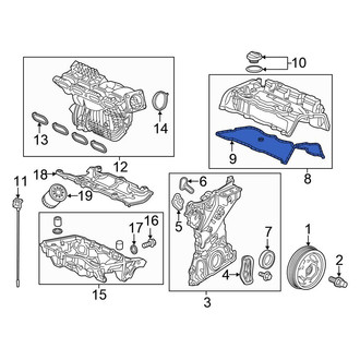 Honda OE - Engine Valve Cover Gasket