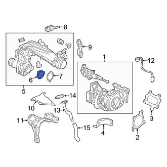 Honda OE - Turbocharger Inlet Hose Gasket